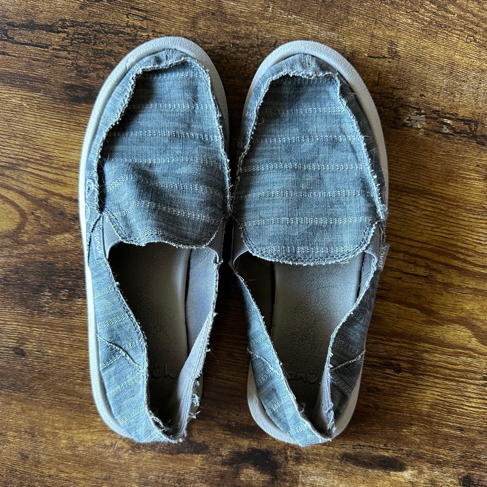 Sanuk Donna Vintage Camo Sidewalk Surfer (Size 7)